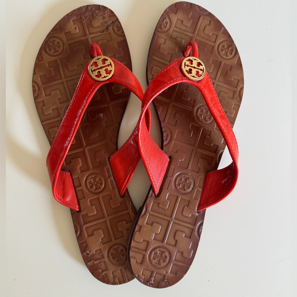 Tory Burch Thora Red/Orange sandal